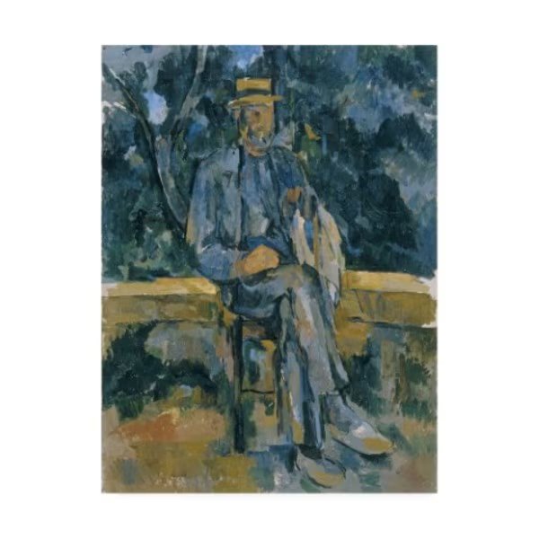 Paul Cezanne 'Portrait Of Peasant' Canvas Art, 18x24, Trademark Fine Art, Mfr#: BL02008-C1824GG